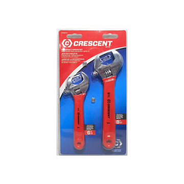 Crescent 2-Piece Cushion Grip Adjustable Wrench Set
