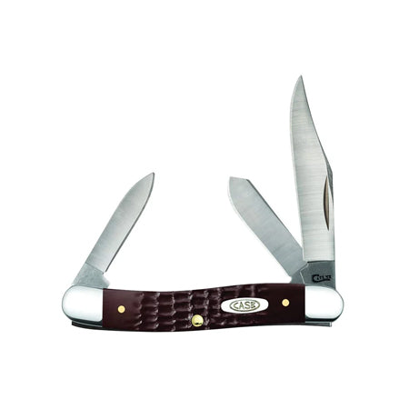 Pocket Knife Brown Synthetic Medium Stockman