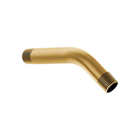 Collection Bent Shower Arm, Brushed Gold