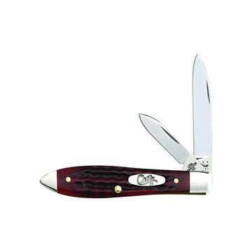Old Red Bone Tear Drop Pocket Knife
