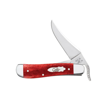 xx Knives Smooth Old Red Bone Russlock Stainless 11322 Pocket Knife