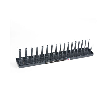 1/2" Drive Metric Regular & Deep Socket Holder - Grey
