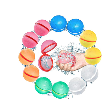 SOPPYCID Water-Balloons, Summer-Pool-Beach-Toys, Quick Fill Magnetic-Splash-Balls Silicone Latex-Free with Mesh Bag