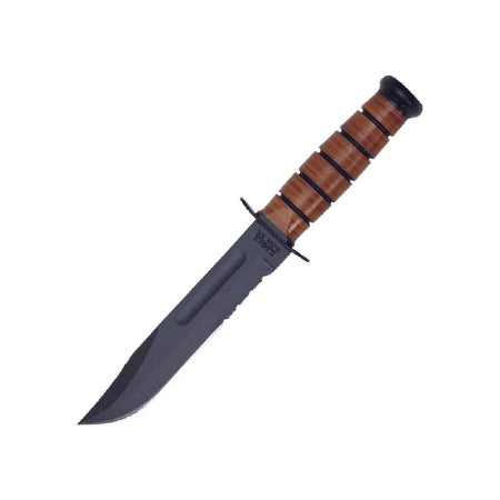 KA-BAR Knives, Inc Ka-Bar Full-Size USMC Fixed-Blade Serrated-Edge Knife - Thumbnail 2