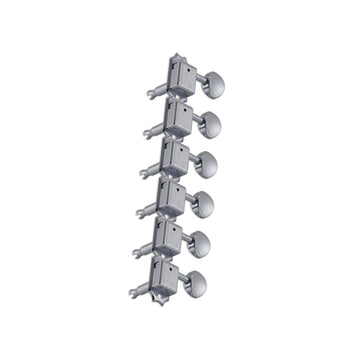Deluxe Chrome W/ Metal Button Set 6 6-in-Line
