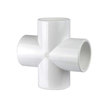 PVC- Cross 2" (Furniture Grade White)