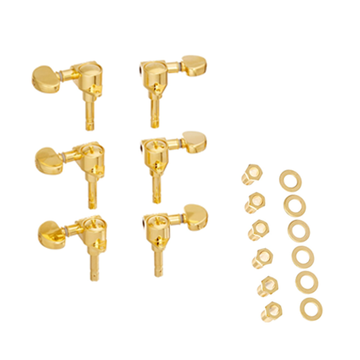 Grover 106G Locking Rotomatic Tuners/Machine Heads, 3-Per-Side, Gold