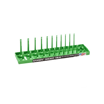 1/4" Drive Standard Regular & Deep Socket Holder - Green