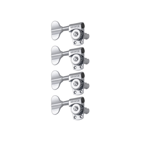 Titan® electric bass chrome set 4 4-in-line left hand models