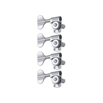 Titan® electric bass chrome set 4 4-in-line left hand models