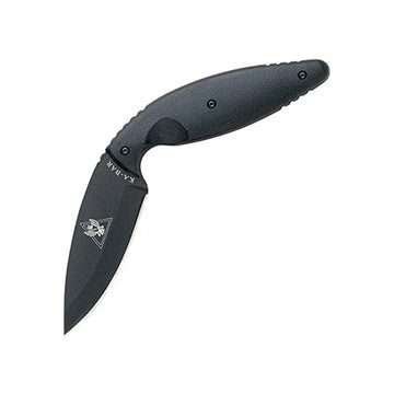 1482 TDI Law Enforcement Knife with Straight Edge, Black, Large