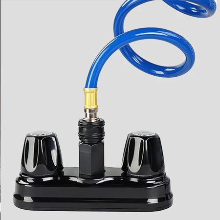 Potable Water Hose Set with Coil Hose and Quick Disconnect - Thumbnail 5