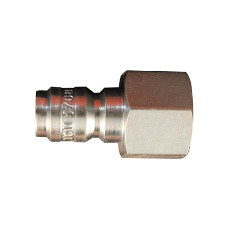 3/8" FNPT High Pressure Straight Through Plug