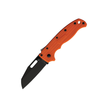 Demko Knives Shark Lock AUS10A AD20.5 (Orange Scale/Black DLC/Shark Foot)