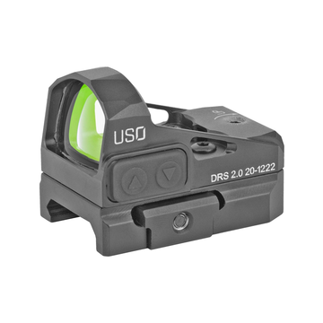 U.S. Optics DRS 2.0 Red Dot Sight, 6 MOA Dot, 1x, Black, Small, DRS