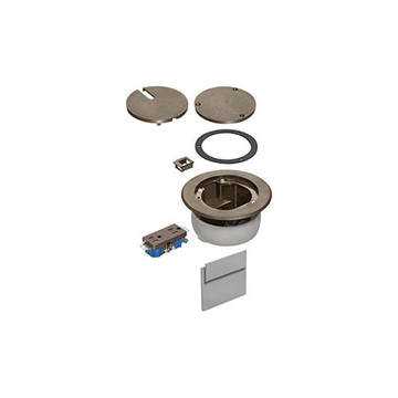 ARLINGTON FLBC4560DBR Heavy-Duty Plastic Recessed Cover Kit Dark Brown in-Box