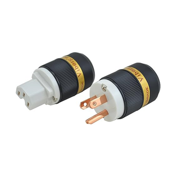 VM535+VF535, Non-Magnetic, AC 15A 250V, Audio Grade Power Plug