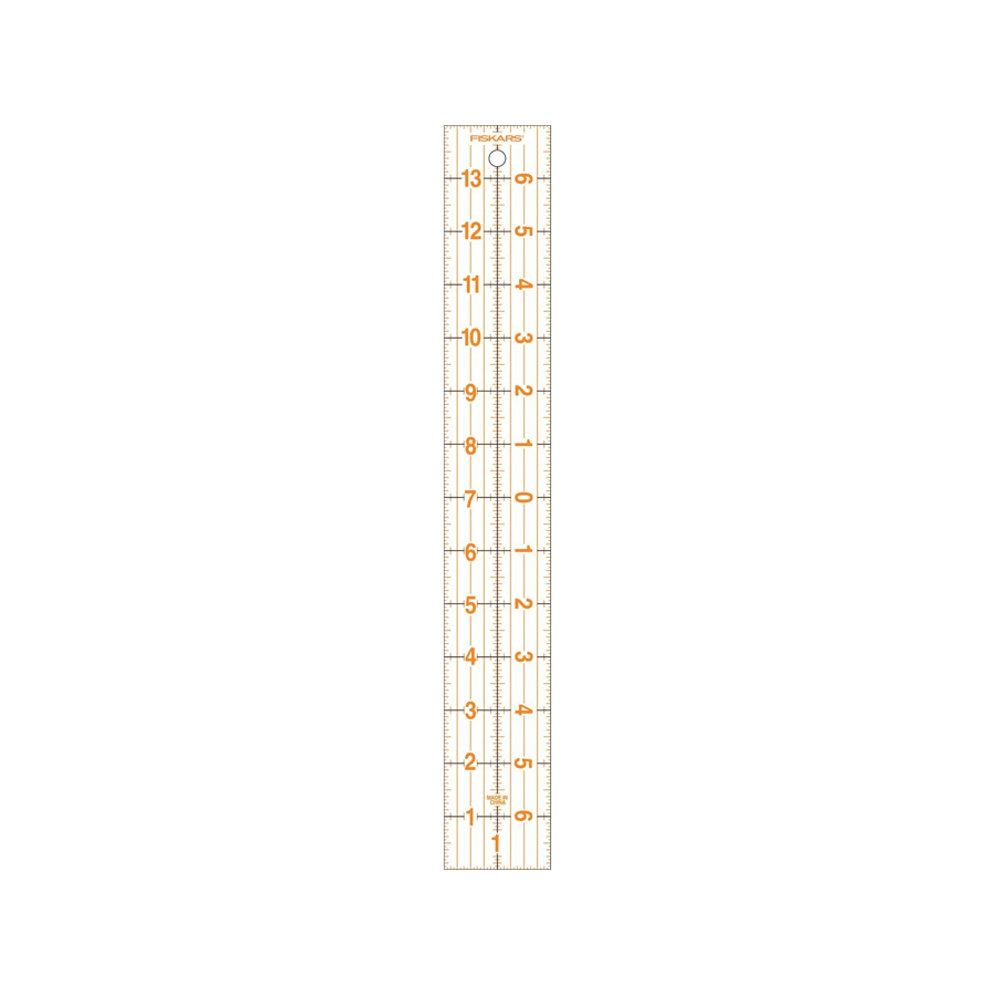 Fiskars 2x14 Inch Acrylic Centering Ruler