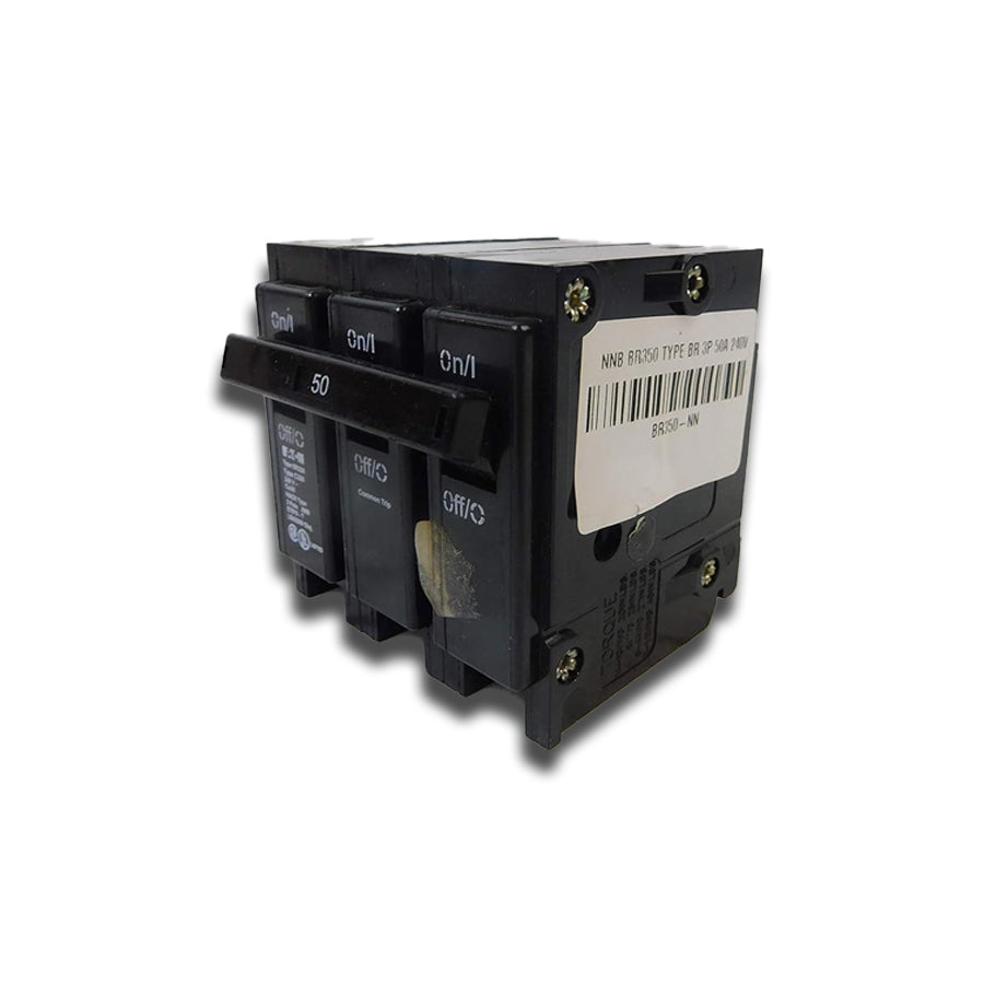 Eaton BR350 BR Series 3-Pole Breaker - 50 Amp