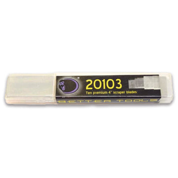 Premium 4-Inch Scraper Blade, 100/Multipack