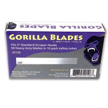 Premium 5-Inch Scraper Blade, 50/Multipack