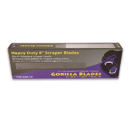 8 Inch Razor Scraper Premium 8-Inch Scraper Blade, 50/Multipack