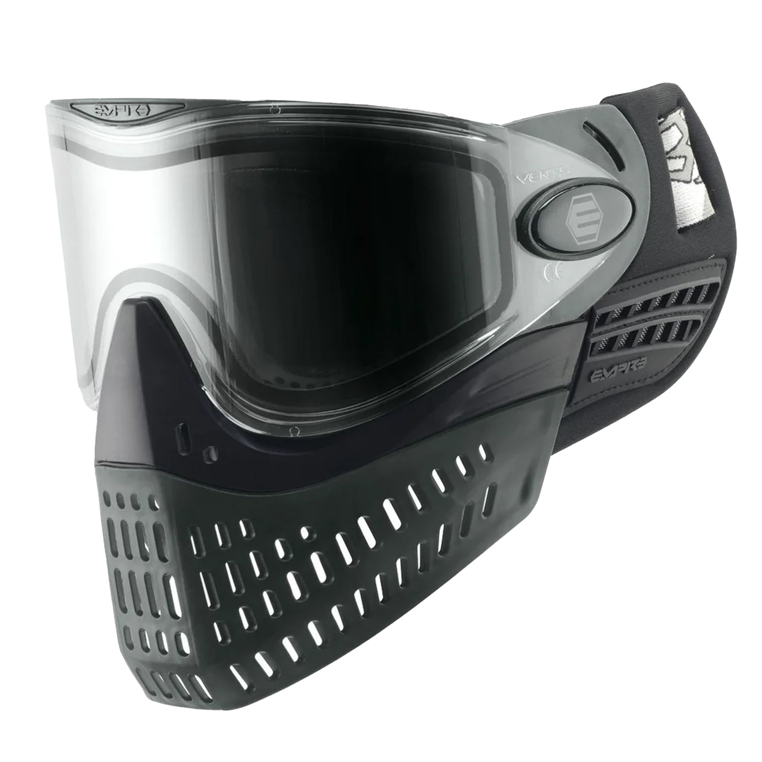 Empire e-Vent Paintball Goggle – Black, Thermal Clear Lens