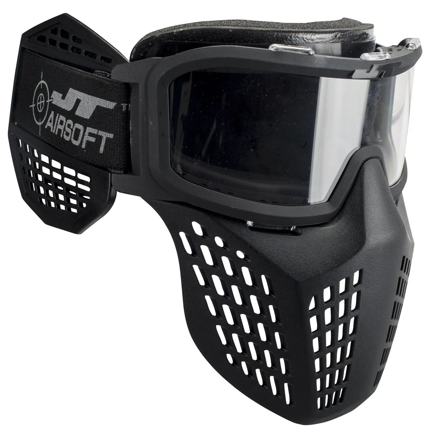 JT Delta 3 Airsoft Goggle – Black, Clear Lens