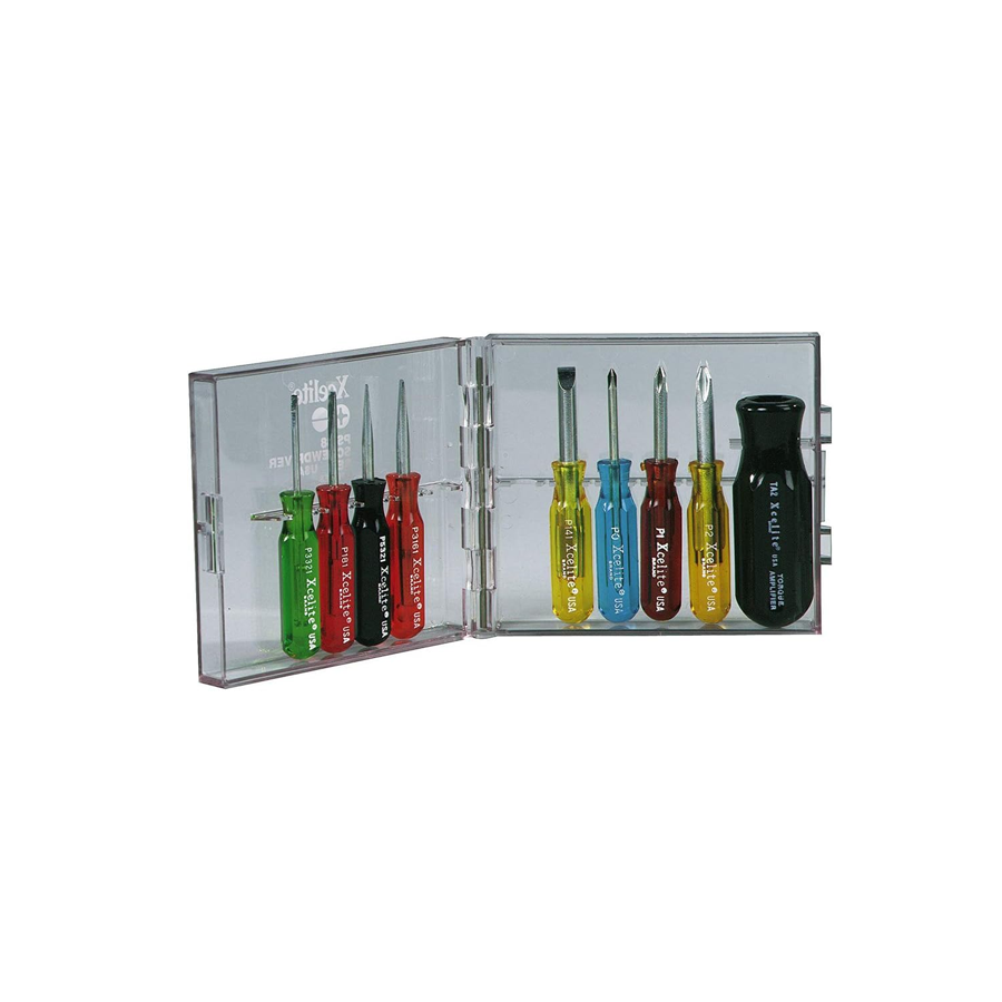 Xcelite PS88N Tool Set, 9Pc, Mini Screwdriver