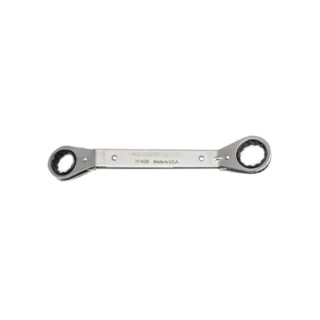 12 Pt. 25° Offset Laminated Ratcheting Box Wrench, 3/4" x 7/8" - 27-626G