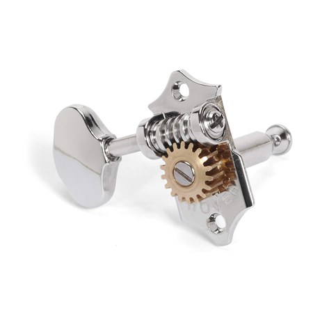 Grover 18:1 Sta-Tite 3+3 Tuning Machines for Solid Peghead, Nickel (V97-18NA)