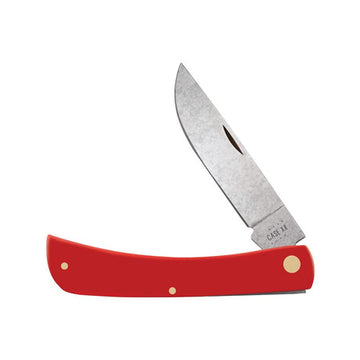 SMOOTH RED SYNTHETIC, ITEM 73933, LENGTH CLOSED 4 5/8 INCH