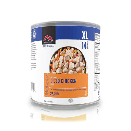 Mountain House Cooked Diced Chicken | Freeze Dried Survival & Emergency Food