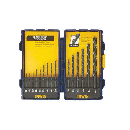 Black Oxide Metal Index Drill Bit Set