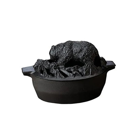 Hearth Black Matte Bear Steamer