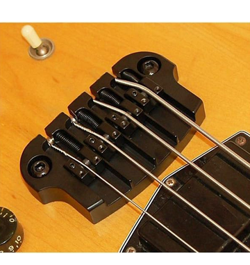 Hipshot SuperTone Gibson 3-Point Bass Bridge Black