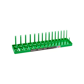 3/8" Drive Metric Regular & Deep Socket Holder - Green