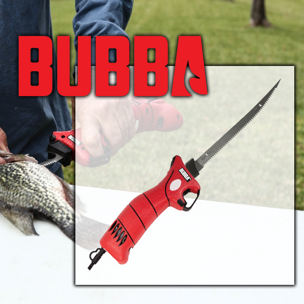 Bubba 110V Electric Fillet Knife with Non-Slip Grip Handle