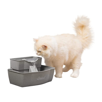 PetSafe Multi-Tier Pet Fountain – Large Waterer Great for Cats