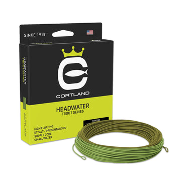 Cortland Headwater Fly Line, WF2F, 80 FT, Olive/Moss