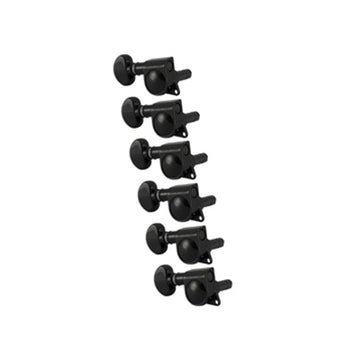 Mini Locking Rotomatics® Black Chrome Set 6 6-in-Line Left Hand Models