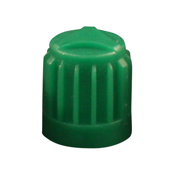 TR VC8 Green Plastic Dome Cap (Box of 100)