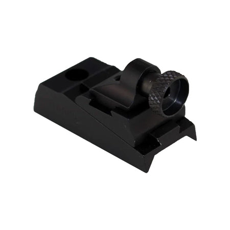 WGRS Octagon Barrel or Receiver Peep Sight, Black