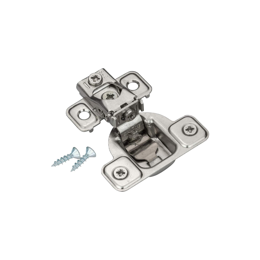 106 Degree E-Centhree 9/16" Overlay Press in Self Close Cabinet Hinge with 3 Cam Adjustment CSR3699XR