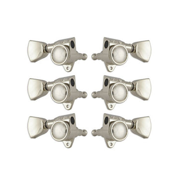 Roto-Grip Locking Rotomatics Nickel W/ Keystone Buttons Set 6 3 + 3
