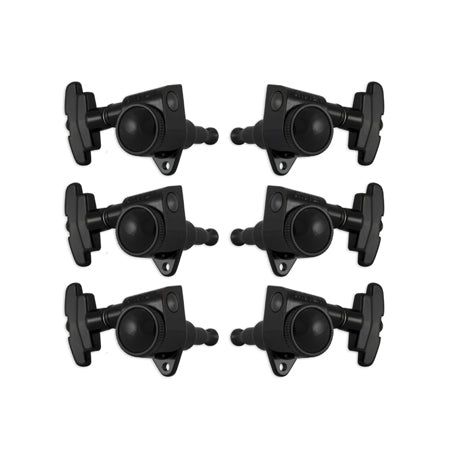Roto-Grip Locking Rotomatics Black Chrome Set 6  3 + 3 W/ 3 - Step Button
