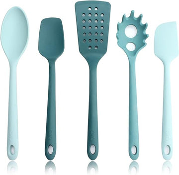 COOK WITH COLOR 5 Pc Silicone Utensils Set
