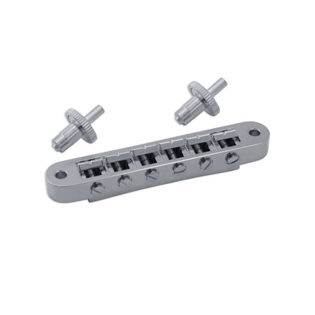 Tune-O-Matic Guitar Bridge Chrome (Notched)