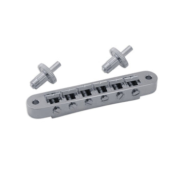 TUNE-O-MATIC GUITAR BRIDGE CHROME (NOTCHED)