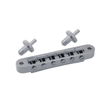 TUNE-O-MATIC GUITAR BRIDGE CHROME (UNNOTCHED)
